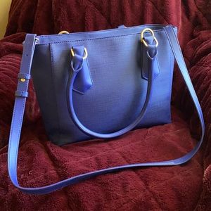 COPY - Dagne Dover handbag blue used once non smoking home holds laptop, many p…